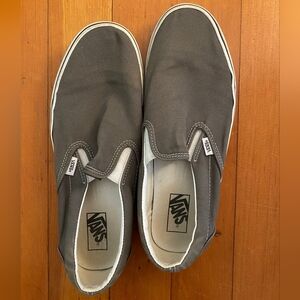 Men's size 12 grey slip on vans